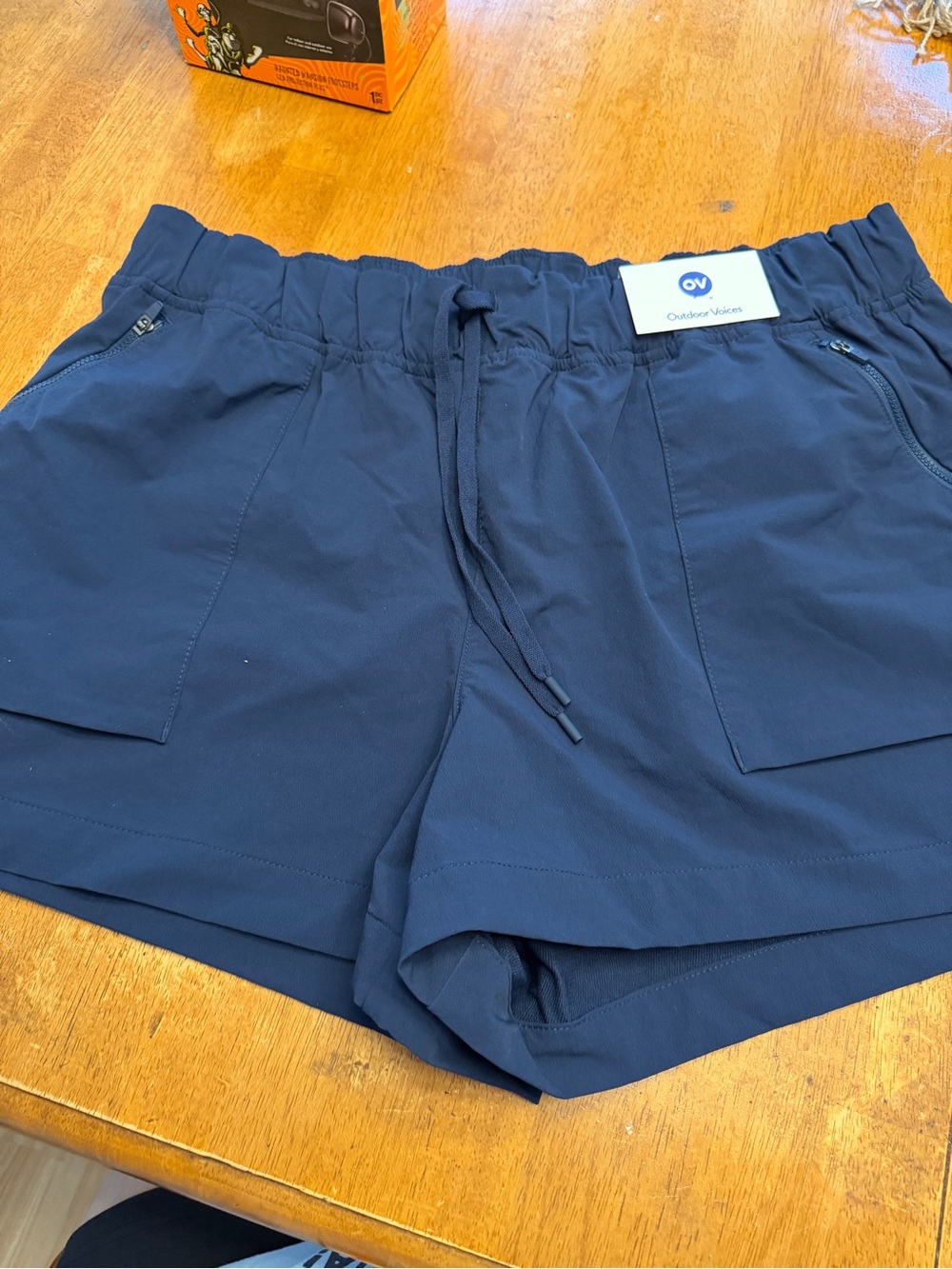 Outdoor Voices Women's Navy Performance Shorts XXL NWT